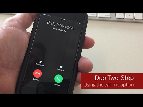 Two-Step Login: Using a simple cellphone or landline