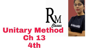 #UnitaryMethod Chapter 13 Question 1 and 3. #Prachi Excellence in mathematics.