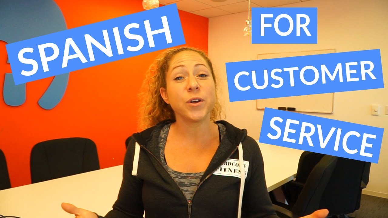 Customer service spanish phrases