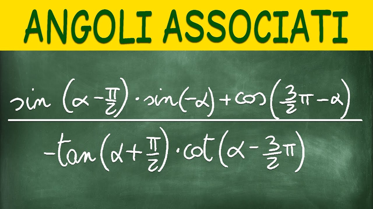 2 Esercizi Svolti su Espressioni con Angoli Associati - Funzioni Goniometriche