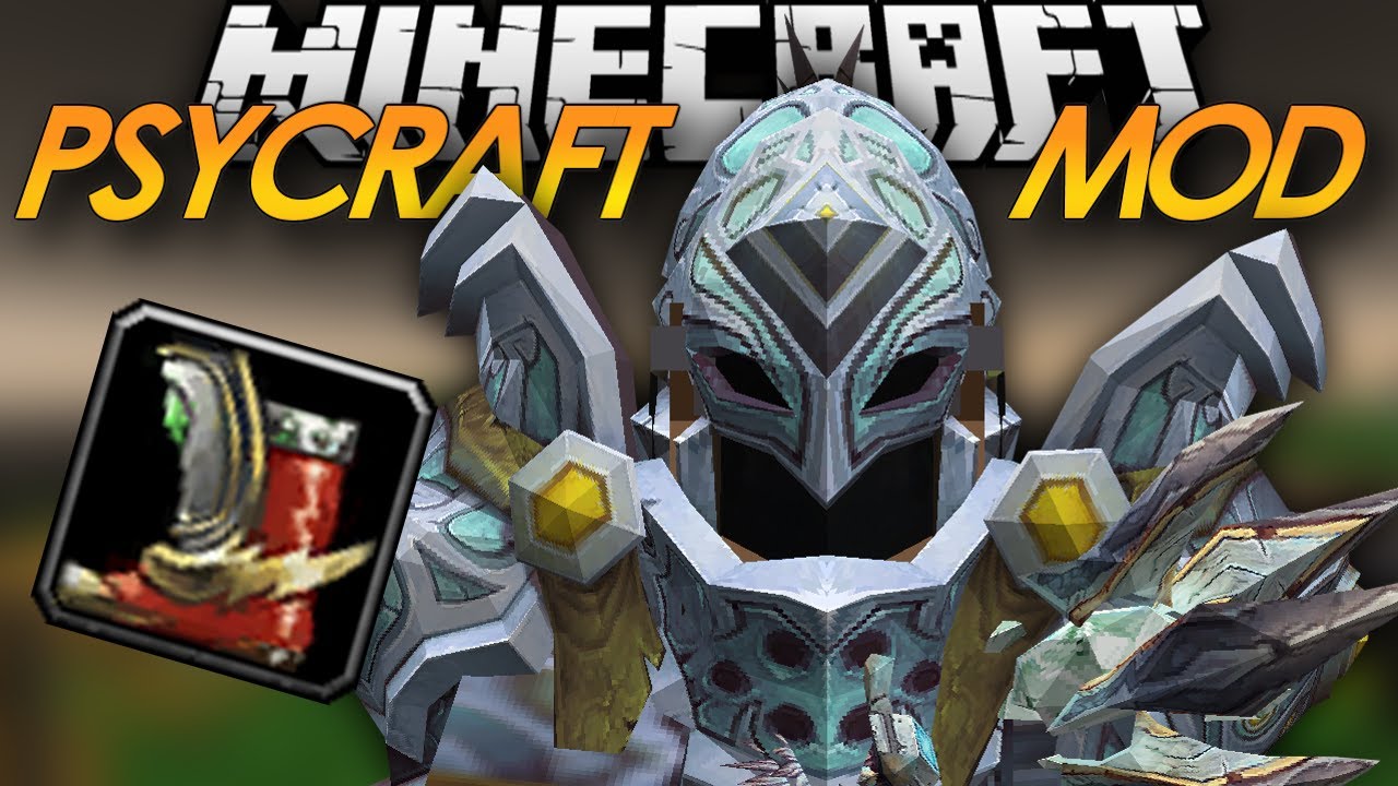 NEW Minecraft Mod Showcase: PSYCRAFT! SICK ARMOR 