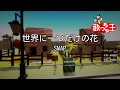 【カラオケ】世界に一つだけの花 / SMAP