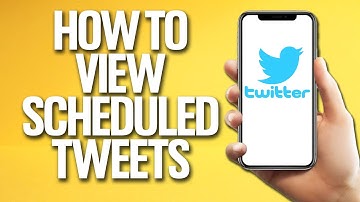 How To View Scheduled Tweets On Twitter Tutorial
