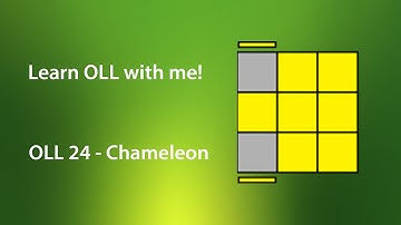 Learn OLL with me! - OLL 24 - Chameleon