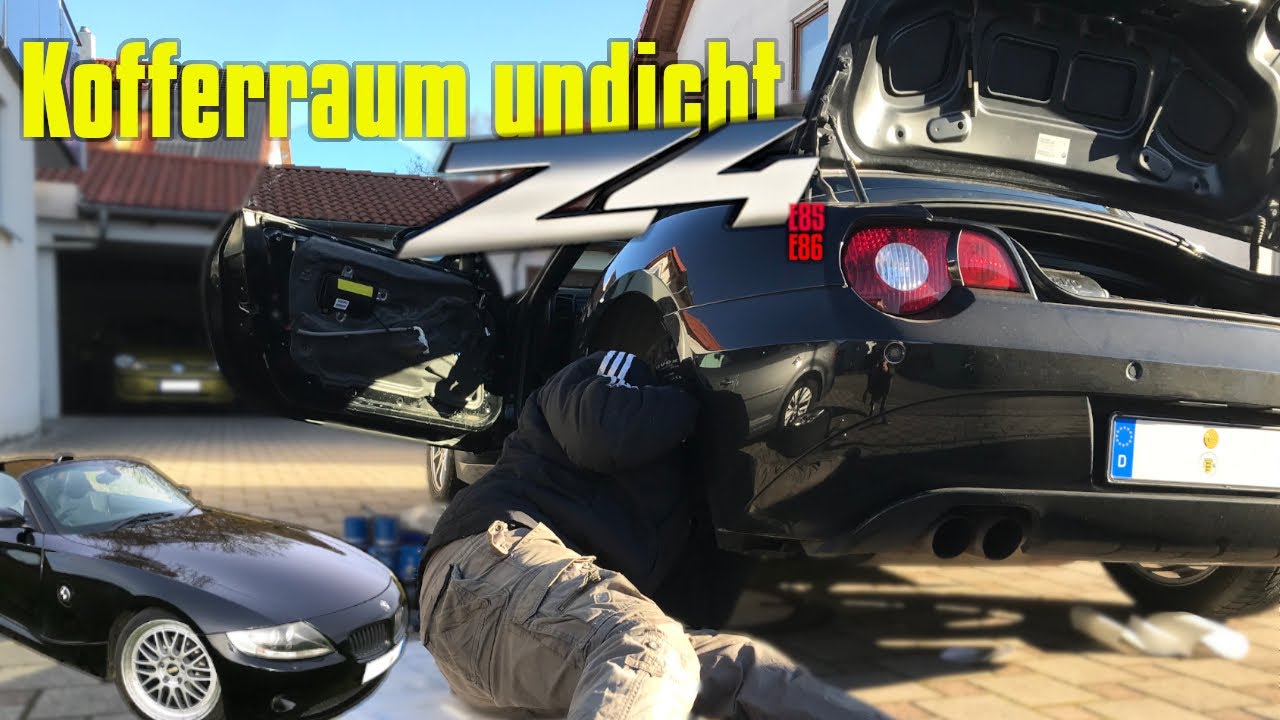 Hilfe! Wasser sowohl in Kofferraum als auch unter Beifahrersitz - Z4 E85