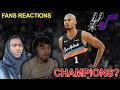 NBA fans reaction to the Spurs beating the Jazz 🏀