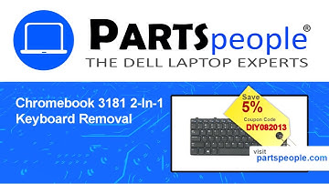 Dell Chromebook 3181 2-In-1 (P26T001) Keyboard How-To Video Tutorial