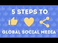 Global social media marketing guide  5 steps for success on social media in other countries