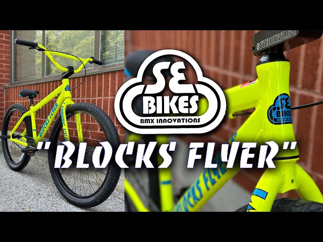 FIRST LOOK) 2023 SE Bikes Blocks Flyer 26 Cruiser BMX Unboxing @ Harvester  Bikes 