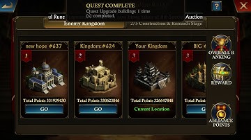 KOA Gold event Construction stage