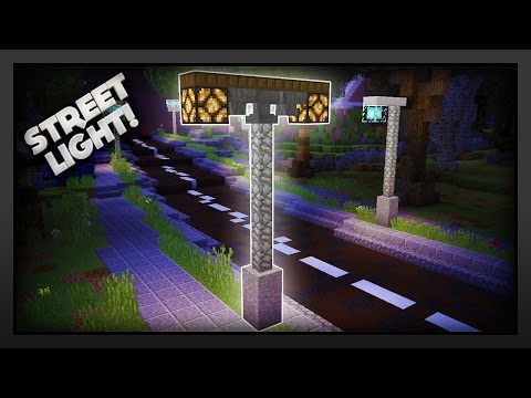 Minecraft How To Make A Working Street Light ゲーム マインクラフト の街灯 電灯 外灯 灯籠紹介 Naver まとめ