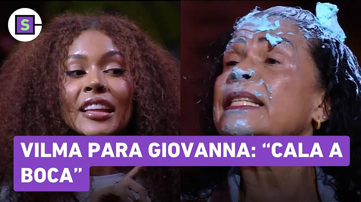 BBB 25: 'SHUT UP': Vilma FIGHTS with Giovanna live during Sincerão
