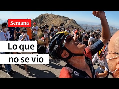Richard Carapaz, entre calor y alegría por su victoria en la etapa 14 de la Vuelta a España 2022