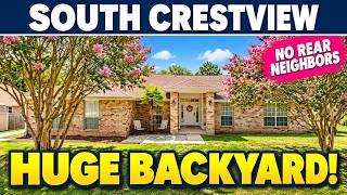 South Crestview Home Tour | HUGE Backyard   No Rear Neighbors!