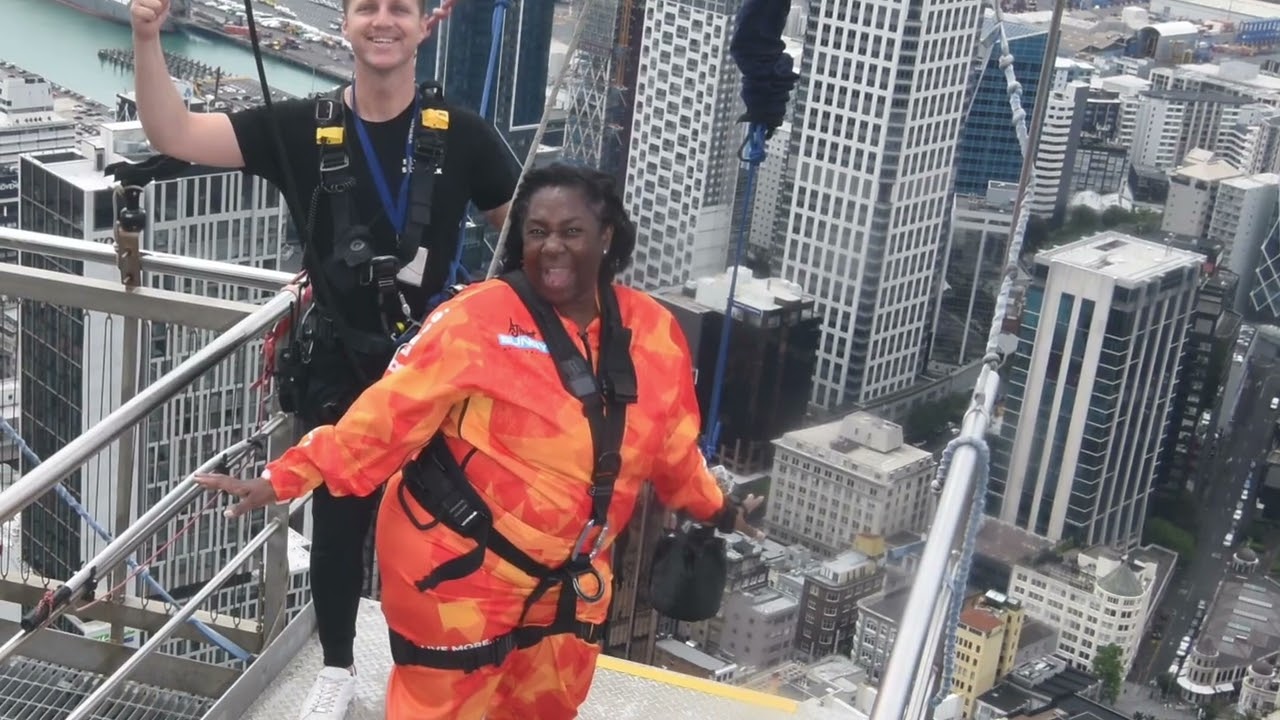 Auckland New Zealand Sky Jump travel vlog