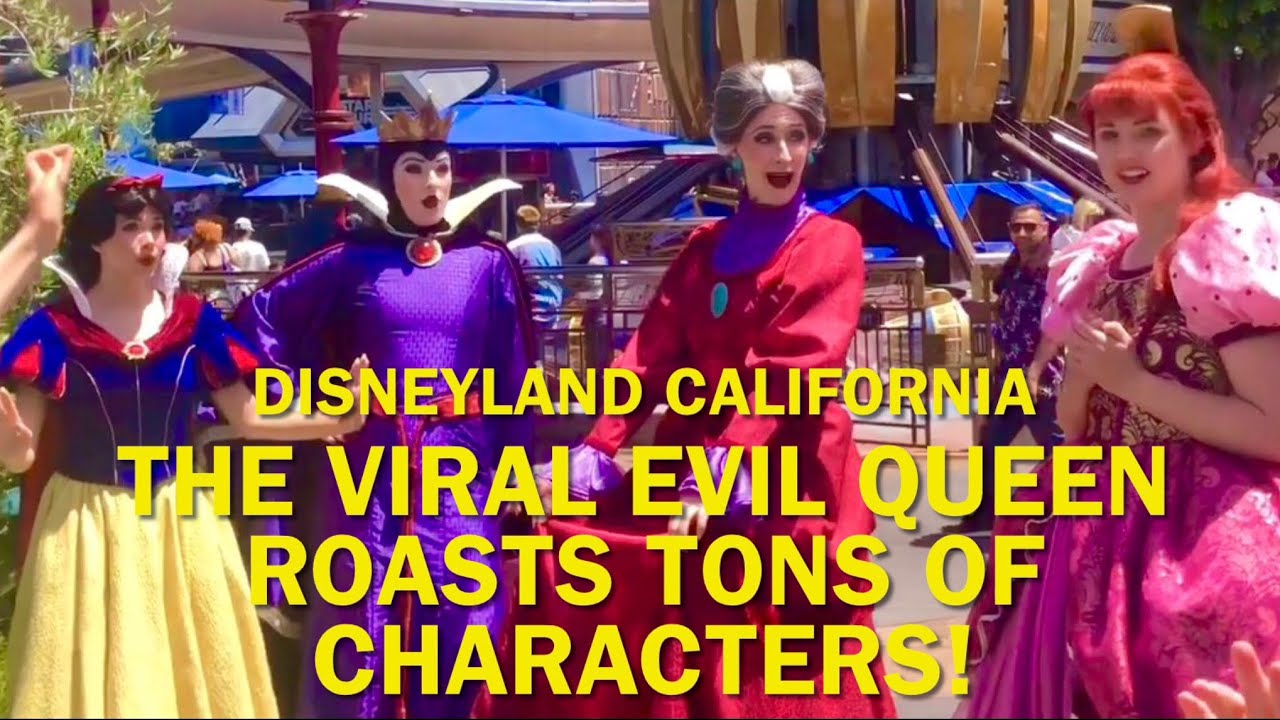 NEW: The Viral Evil Queen Savagely ROASTS Other Characters at Disneyland! 2023 #disney
