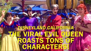 NEW: The Viral Evil Queen Savagely ROASTS Other Characters at Disneyland! 2023 #disney