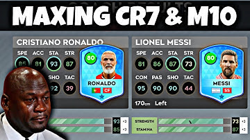 MAXING CR7 & M10. 😭 The Legends Have Faded!!!