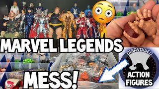 MARVEL LEGENDS ORGANIZING TIPS - ACTION FIGURE COLLECTION - REBUILDING A TOY ROOM - AVENGERS X-MEN