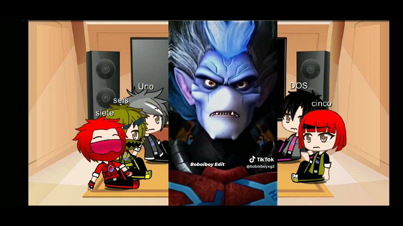 Numerous reaction to Boboiboy part 1/5 #shorts#fyp#Monsta#ejenali#Gachaclub