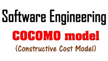 COCOMO model (Constructive Cost Model) Software Engineering | Cost Estimation Model
