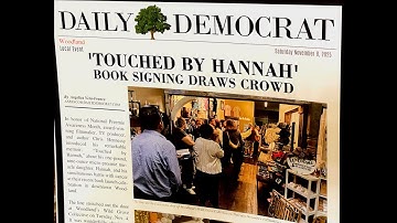 The Touched by Hannah Book Launch Promotional Video