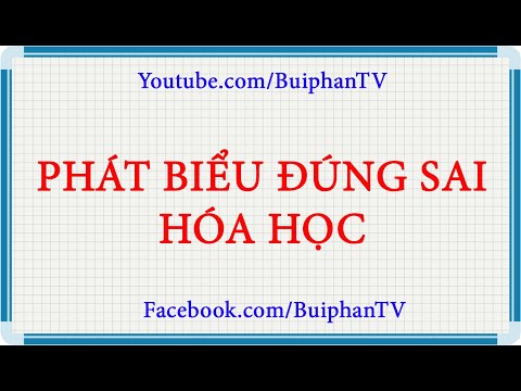 Video Cho các phát biểu sau: (1) Có thể dùng giấm ăn để khử... - YouTube