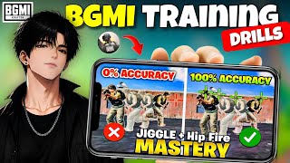 BGMI TRAINING DRILLS FOR PERFECT AIM & REFLEXES | Improve Close Range | Jiggle + Hip Fire Mastery