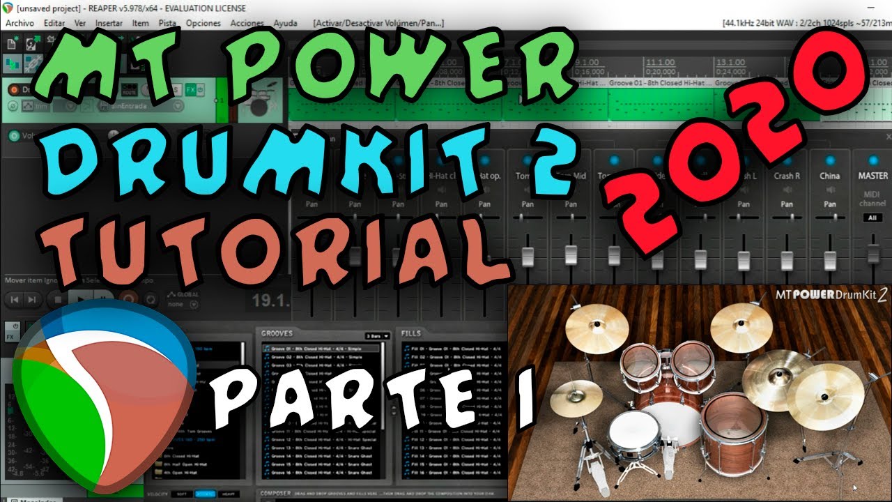 open mt power drum kit 2 mixcraft