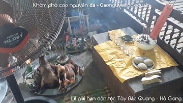 Các lễ vật cần có trong lễ giải hạn dân tộc Tày