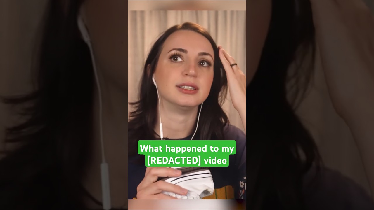 ASMR - What happened to my [REDACTED] video... #shorts