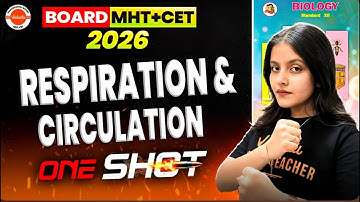 Respiration & Circulation Class 12 Biology One Shot | HSC & MHT-CET 2026 | Biology By Radha Mam