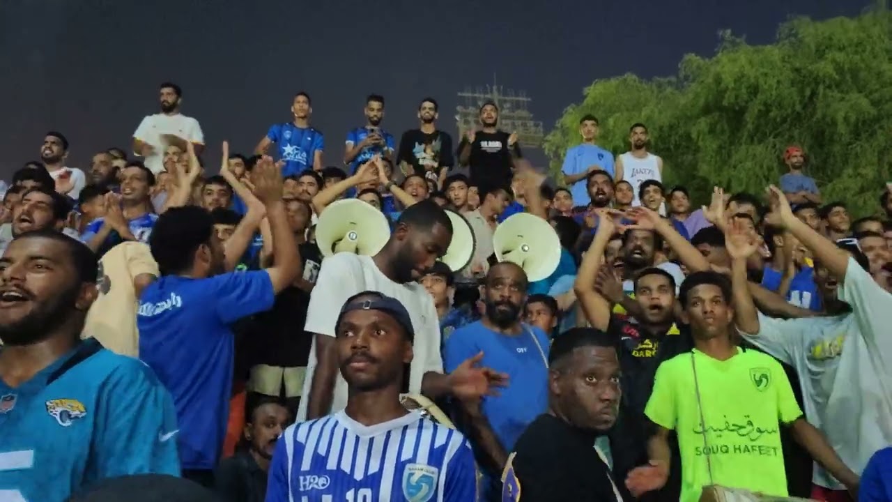 جمهور الكفاح ولعها ..(محل ماتلعب نروح)💙🔥
