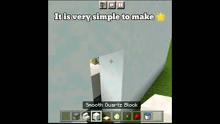 Minecraft : How to make working sink😄 | Minecraft Amazing Build🌟 #shorts #shortvideo #minecraft