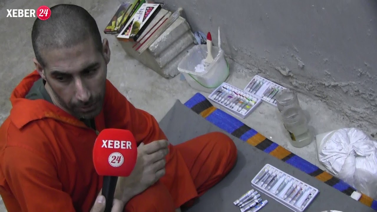 أحد عناصر داعش المعتقلين لدى قسد يحكي عن حياته واستمراره لهوايته في الرسم