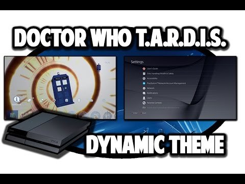 PS4 THEMES Doctor Who T A R D I S Dynamic Theme Video In 60FPS