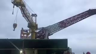 Crane Barge accident in China