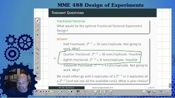 PSU MME 488 - L10E - Fractional Factorial walk-through in R