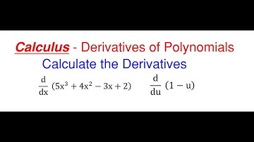 How to Find the Derivatives – Calculus Polynomial Derivatives – Simple Derivatives Part 5
