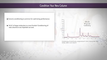 HILIC Columns Tips & Tricks: Condition Your New Column