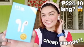 CHEAP AIRPODS?! i11 TWS Review (Philippines)