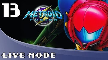 Metroid Fusion Blind Run: Part 13 - Metroid Monday Live Stream - Game Mode