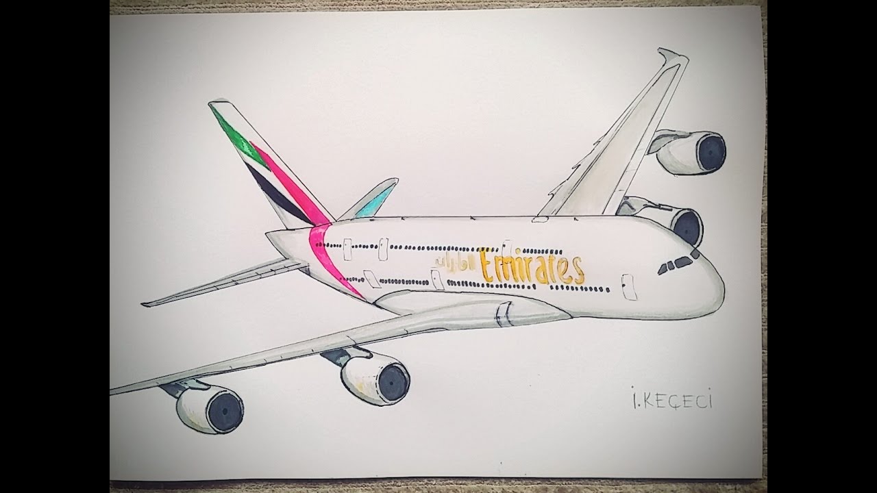 Descubrir más de 66 airbus a380 dibujo mejor - camera.edu.vn