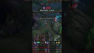 Jinx SOLO KILLS Talon | KR Master Patch 26.16 #shorts