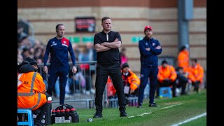 Richie Wellens on Orient's 3-1 victory over Cheltenham Town