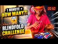 Blindfold Challenge 😱 1 Minute Mein Kitne Pens?! (IMPOSSIBLE)