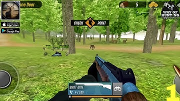 Deer Hunter Way Of Hunting Walkthrough  gameplay part 1"  (iOS, Android)