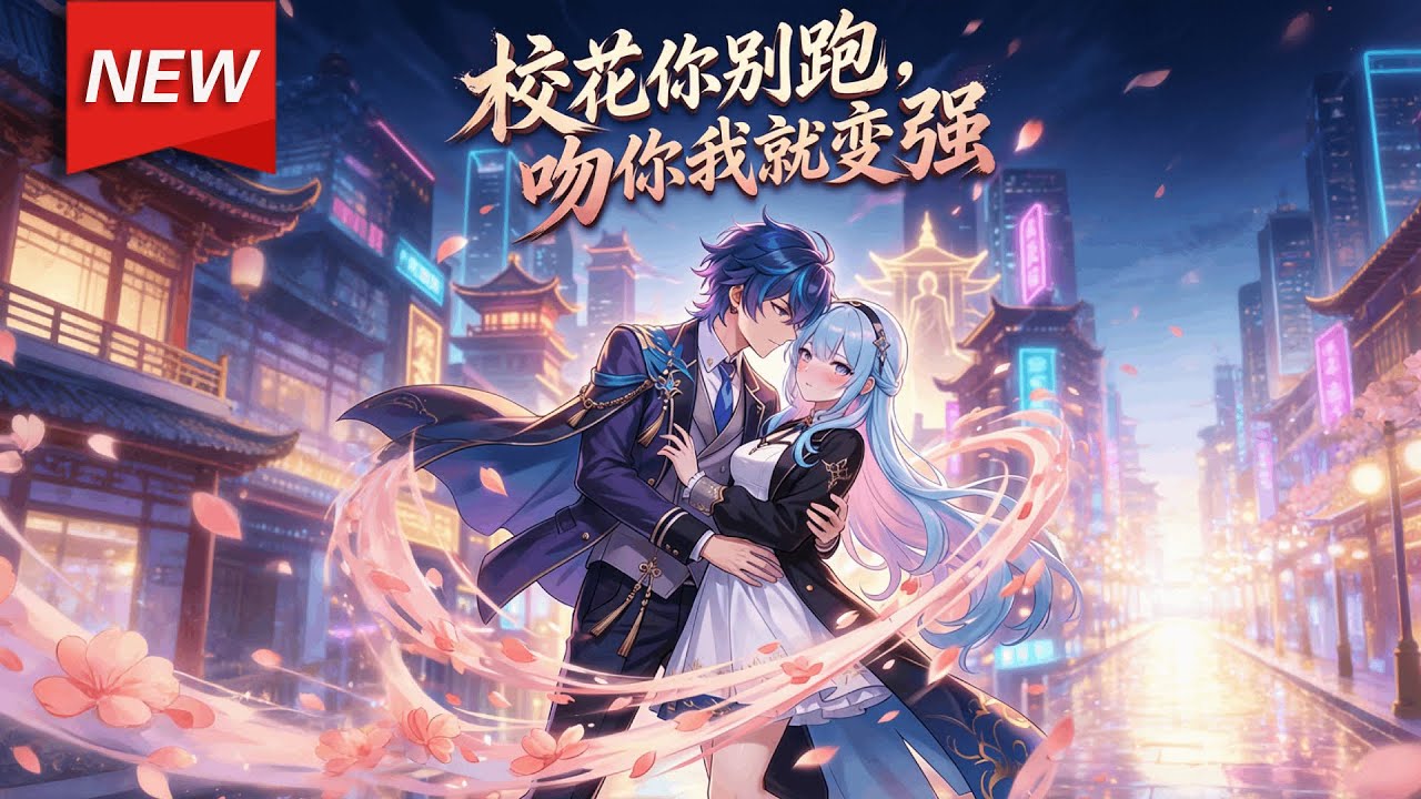 MULTISUB📢新番上线《校花你别跑，吻你我就变强》第1~80集丨穿越高武世界，顾清尘激活神灵殿系统，当众强吻SS级赐福校花，从而获得桃花剑神传承，一剑斩邪神！#漫剧 #破晓动漫社