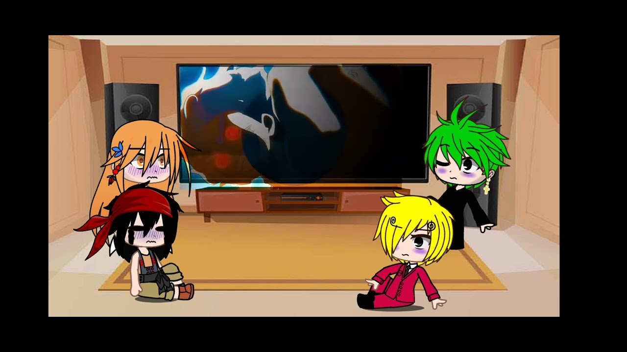 👒straw hats react to luffy 👒 YouTube