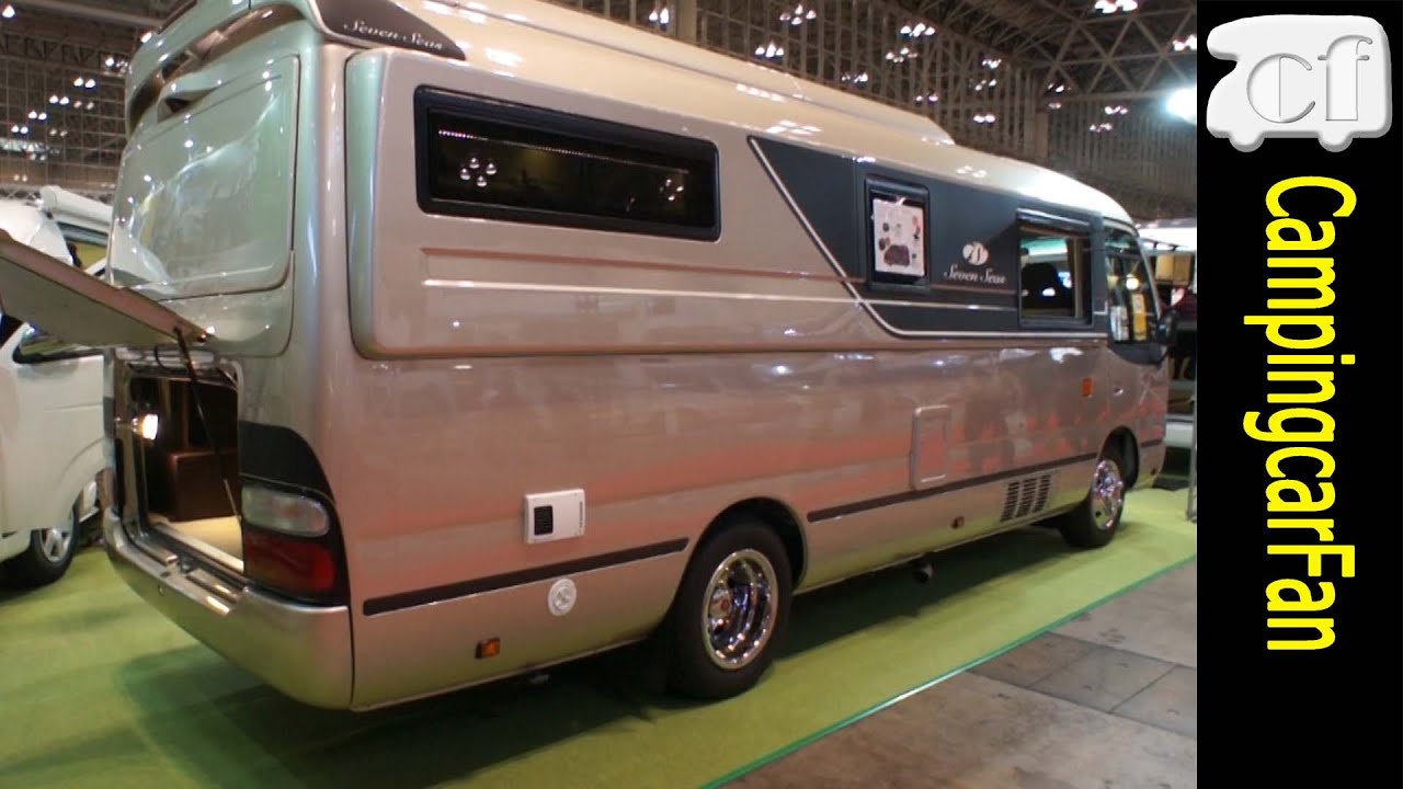 セブンシーズ トヨタ コースターベースの高断熱でスタイリッシュなバスコン Japanese Campingcar Motorhome Youtube